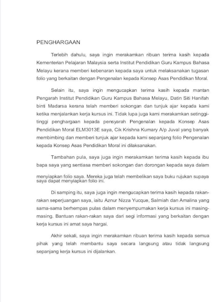 Contoh Kerja Kursus Bahasa Melayu Stpm Penggal 3